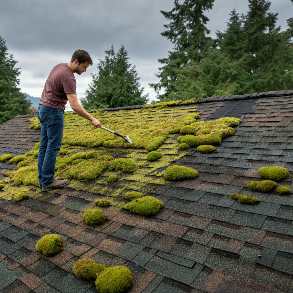 How to Remove Moss from Roof