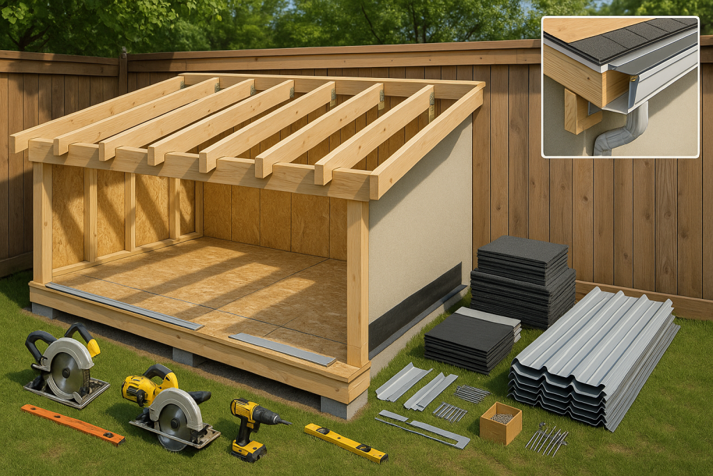 How to Build a Lean to Roof